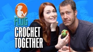 Felicia Day and Colin Ferguson Crochet Together  The Flog Ep 7 [upl. by Feledy]