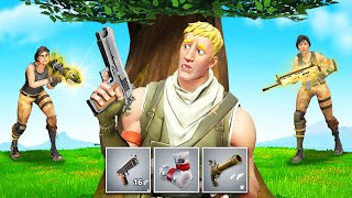 OG Fortnite BUT With GREY GUNS ONLY challenge [upl. by Nanor]