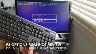 F8 Rom bios menu overview HP Proliant g8 dl360p [upl. by Malcom]