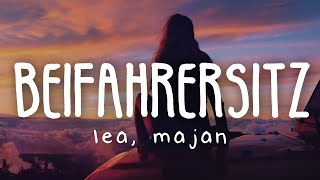 LEA MAJAN  Beifahrersitz Lyric Video [upl. by Charmine]