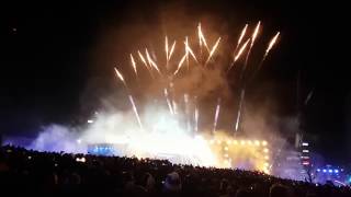 Finland 100 fireworks in Helsinki happy new year 2017 with Darude Sandstorm LIVERAW [upl. by Llatsyrk]