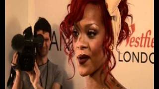 Rihanna interview on London christmas and tattoos [upl. by Ordnaxela]