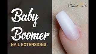 ♡ Easy amp Perfect Baby Boomer Nail Extensions [upl. by Heather120]