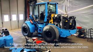 Volvo wheel loader world speed record [upl. by Ebanreb21]