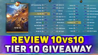 10vs10 review  Giveaway 10 tier  WoT Blitz [upl. by Aiyotal386]