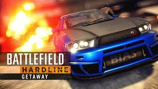 Battlefield Hardline Getaway Cinematic Trailer [upl. by Adalia]