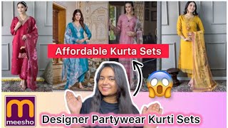 MEESHO Affordable Kurta Sets Haul😱 MEESHO HAUL  Stylewithjaya01  meeshokurtihaul meesho [upl. by Odnama760]