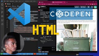 Write your first HTML code in VSCode and Codepen [upl. by Yhtnomit]