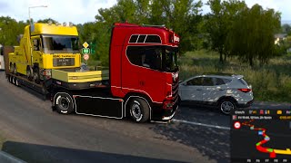 Euro Truck Simulator 2  Scania Transporting ADAC Truck ETS2 Gameplay [upl. by Pirzada484]