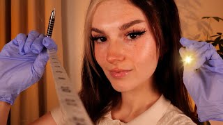 ASMR Reconstructing Your Face  Measuring Adjusting Pulling Face Touching amp More [upl. by Grunberg]