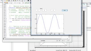 MATLAB tutorial GUI graphical user interface for beginners [upl. by Anassor]