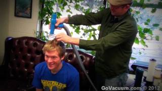 RoboCut R28 HairCut Vacuum Attachment Review Like FlowBee By GoVacuum [upl. by Adnirolc]