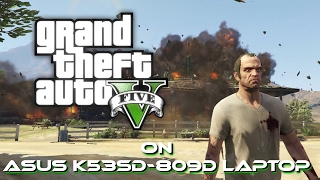 GTA V Gameplay on Asus K53SDSX809D nVidia GeForce 610M [upl. by Ettolrahs]