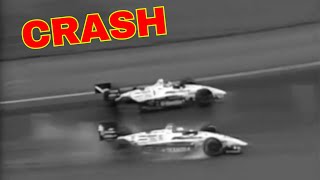 1994 CART New Hampshire  Nigel Mansell Wrecks Teammate Mario Andretti [upl. by Colin]