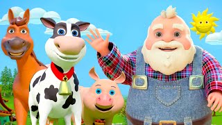 Farmer in the Dell Nursery Rhyme for Kids amp Baby Song [upl. by Anitak]