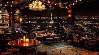 Elegant Jazz Saxophone in Paris Luxury Bar Ambience  Relaxing Background Music for Stress Relief [upl. by Ekoorb873]