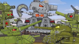 All episodes VK44 Fight on the line of defence  Cartoons about tanks [upl. by Ardnaeed]