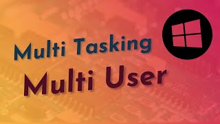 What is Multi Tasking Operating System and Multi User Operating System in Hindi  7 [upl. by Ajit]