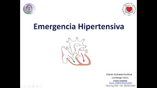 Emergencia Hipertensiva  Dr Chaner Zumaeta  Médico Cardiólogo [upl. by Phoebe921]