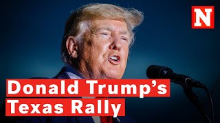 What To Know About Donald Trump’s Rally In Texas [upl. by Assyla105]