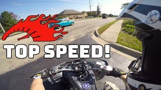 RAPTOR 700 TOP SPEED RUN STOCK [upl. by Nayd393]