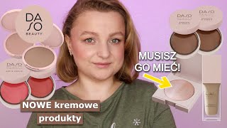 NOWOŚCI od DASO BEAUTY  satynowy bronzer kremowe konturowanie i rozświetlacz [upl. by Notsecnirp530]