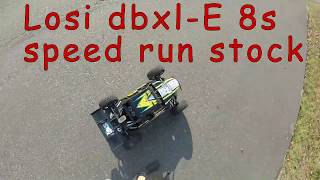 Losi dbxlE 8s speedrun stock gearing [upl. by Alyks443]