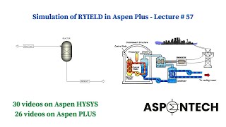 Simulation of Yield Reactor in Aspen Plus  Reactor Modules  Lecture  57 [upl. by Sheree]