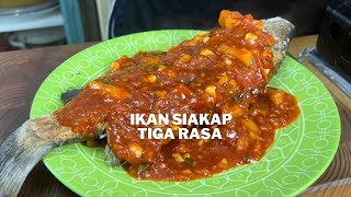 Ikan Siakap Tiga Rasa Cukup Rasa Pedas Manis dan Masam [upl. by Giraud]