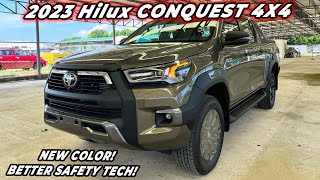 2023 Updated Toyota Hilux Conquest 4x4 AT  New Color Better Safety [upl. by Gretel]