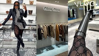 London Luxury Shopping at Chanel Prada Fendi New Arrivals Dior Louis V MCQUEEN Givenchy boots [upl. by Nosduh]