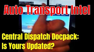 Central Dispatch Docpack  How To Update quotMy Documentsquot For Brokers [upl. by Siraj]