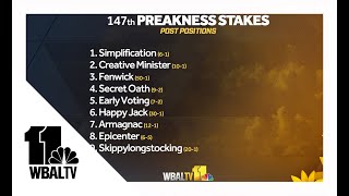 Here are the post positions for the 2022 Preakness Stakes [upl. by Ennaul]