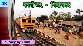 Bongaon to Sealdah Train Journey  Travel to Sealdah from Bongaon by Train  Local Train  4K [upl. by Jezabel]