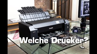 Foto selber druckenWelche Drucker ist besser Fotodrucker Laserdrucker Canon oder Epson [upl. by Patty]