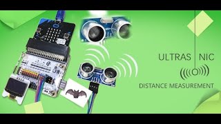 How to make a distance sensor use ultrasonic sensor and micro bit board [upl. by Mattheus]