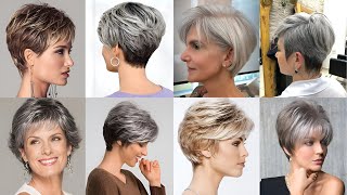 COUPE CHEVEUX 2023 FEMME 30 40 50 ANS  COIFFURE COURTE CARRÉPIXIE TENDANCE  ANNE BLANC [upl. by Hollenbeck]