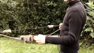 Recurve Bogen richtig spannen und Standhöhe Brace height [upl. by Annabela]