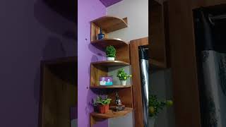 Corner shelf design in living roomCorner shelf design 2022 [upl. by Soiritos]