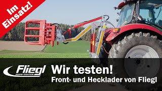 Frontlader  Hecklader „Variantquot im Einsatz  Fliegl Agro Center [upl. by Aiciram583]