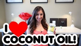 Beauty Uses Coconut Oil for Hair and Skin [upl. by Einnob]