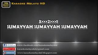 Sumayyah Karaoke Version  Hijjaz [upl. by Sutit]