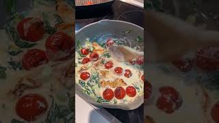 Creamy Chicken Spinach and Tomato Recipe  Joe Wicks Recipes [upl. by Sweatt]