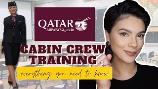 CABIN CREW TRAINING Qatar Airways  Days with Kath [upl. by Nylhtac886]