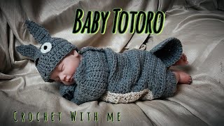 Crochet Baby Totoro Bunting [upl. by Nosreip]