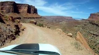 Canyonlands NP  Shafer Trail to Moab Ut musselman arch Compete Trail [upl. by Howes706]