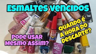 ESMALTES VENCIDOS PODE USAR O QUÊ FAZER COM ELES [upl. by Socram]