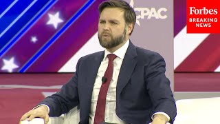 JD Vance Mocks Democrats For Being Obsessed With Russia At CPAC [upl. by Spancake]