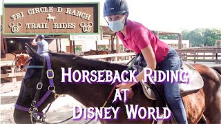 Horseback Riding at Disney World  TriCircleD Ranch  Vacation Mike Gets Lost at Fort Wilderness [upl. by Guria]