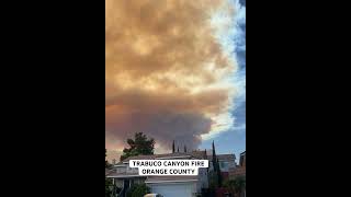 WILD FIRE ORANGE COUNTY foryou youtube fypシ゚viral fire wildfire wildfires shorts shortsviral [upl. by Ecirtnuahs46]